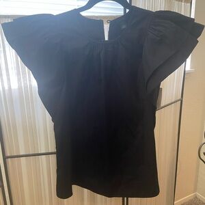 Size medium Halogen flutter sleeve blouse